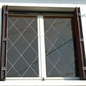 vitraux plomb losanges Saint-Ouen-l'aumone
